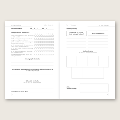 ZentoryBook Nachfüllteil – 66 weitere Tage (digital & zum Ausdrucken)