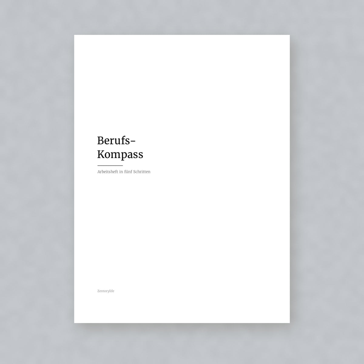Berufs-Kompass – Workbook (digital für Tablet & zum Ausdrucken)