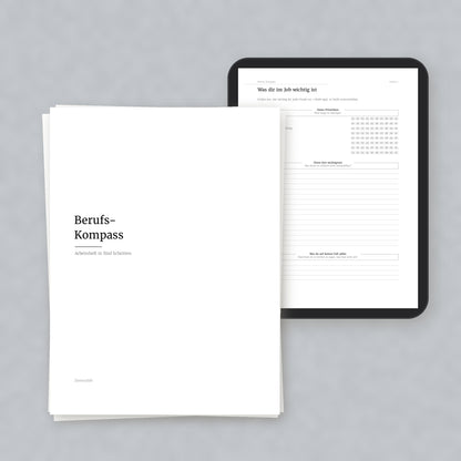 Berufs-Kompass – Workbook (digital für Tablet & zum Ausdrucken)