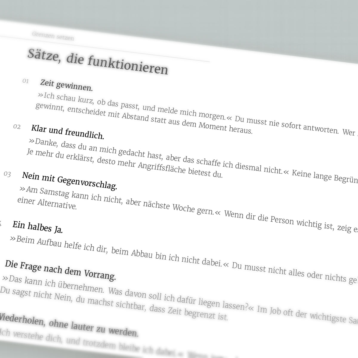 Grenzen setzen – Workbook (digital für Tablet & zum Ausdrucken)