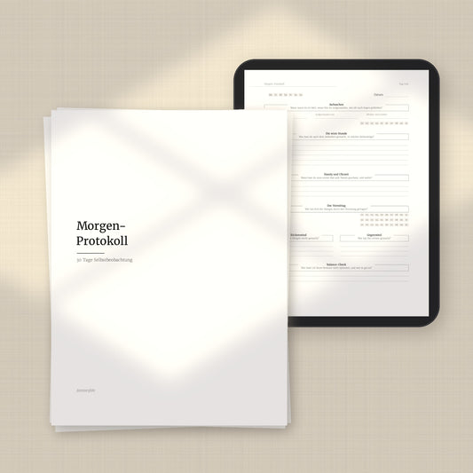 Morgen-Protokoll – Workbook (digital für Tablet & zum Ausdrucken)
